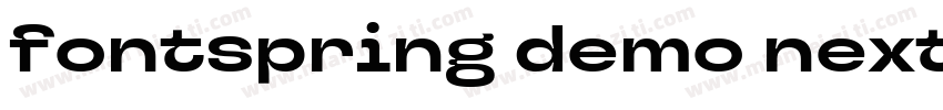 fontspring demo next bold regular字体转换